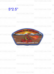 Patch Scan of CIEC Cahuilla 127 Auction CSP blue border