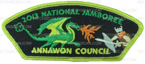 Patch Scan of TB 207200 Annawon Jambo CSP Dragon 2013