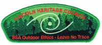LHC- BSA Outdoor Ethics- Leave No trace - Green Lincoln Heritage Council #205