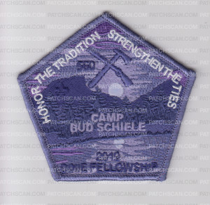 Patch Scan of Dixie Fellowship w/o Loop PURPLE