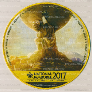 Patch Scan of National Jamboree 2017 Marin Council - csp Spirit