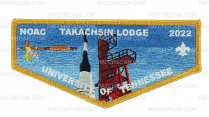 Patch Scan of Takachsin Lodge NOAC 2022 Flap (Mercury) 