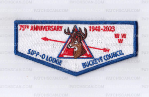 Patch Scan of 75th Anniversart Sippo Lodge