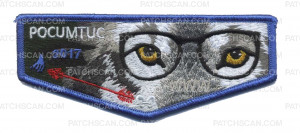 Patch Scan of Pocumtuc 2017 Wolf With Glasses