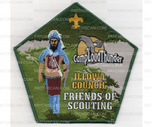 Patch Scan of Friends of Scouting Pentagon (PO 89144)