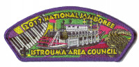 Istrouma Area Council- 2017 NSJ- Riverboat - Purple Metallic  Istrouma Area Council #211