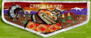 Patch Scan of Cahuilla 127 pocket flap