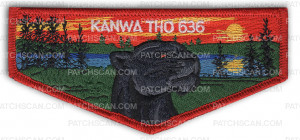 Patch Scan of P24968 Kanwa Thos Lodge Standard Issue Flap