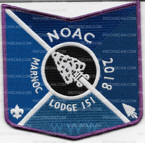 Patch Scan of NOAC Marnoc Lodge 151- pocket patch