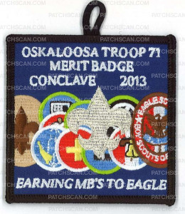 Patch Scan of X165766A MERIT BADGE CONCLAVE 