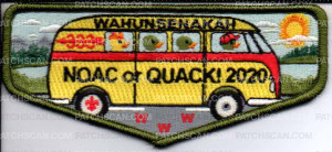 Patch Scan of Colonial Virginia Council NOAC or Quack! Wahunsenakah 2018