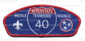 Patch Scan of Middle TN Council- Interstate "40-" CSP 