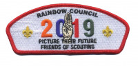 Rainbow Council 2019 FOS CSP red border Rainbow Council #702