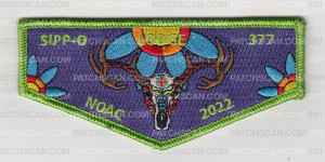 Patch Scan of Sipp-o-lodge 377 NOAC 2022 Flap