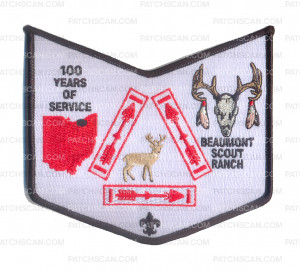 Patch Scan of K124521 - Greater Cleveland Council - Cuyahoga Lodge 17 NOAC 2015 Pocket (White)