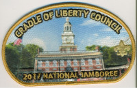 Cradle of Liberty- 2017 National Jamboree- Independence Hall  Cradle of Liberty Council #525