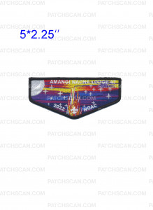 Patch Scan of Amangi Nacha 47 Mighty Chief NOAC 2022 Flap