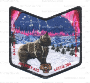 Patch Scan of Apoxky Aio 300 2024 NOAC pp red Northern Lights