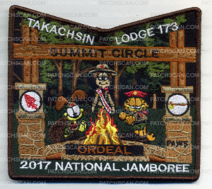 Patch Scan of Takachsin Lodge Pocket Ordeal Brown Border