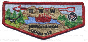 Patch Scan of Nebagamon Lodge 312 Flap