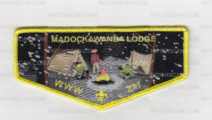 Patch Scan of Madockawanda Lodge Winter OA Flap