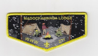 Madockawanda Lodge Winter OA Flap Pine Tree Council #218