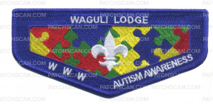 Patch Scan of Autism Awareness Flap - Waguli Lodge
