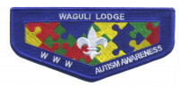 Autism Awareness Flap - Waguli Lodge Northwest Georgia Council #100