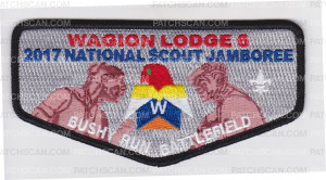 Patch Scan of Wagion Lodge 6 OA Flap 2017 National Jamboree