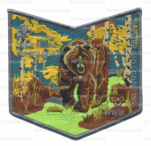 Patch Scan of Apoxky Aio 300 2022 NOAC Fundraiser Fall pocket patch
