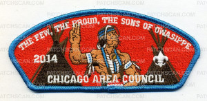 Patch Scan of The Few, The Proud, The Sons of Owasippe 