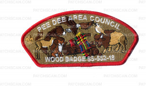Patch Scan of Pee Dee Area Council - Wood Badge S5-552-18 CSP