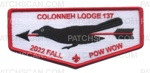 Patch Scan of 2022 Colonneh Lodge 137 POW WOW Flap 