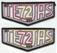 33727 - Tejas Lodge 72 80th Anniversary Lodge Flap East Texas Area Council #585
