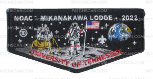 Patch Scan of NOAC 2022- MIKANAKAWA LODGE (Astronauts) Flap