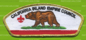 Patch Scan of California Inland Empire Council CSP gold metallic borderUntitled