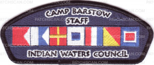 Patch Scan of Camp Barstow - Indian Waters Council - STAFF