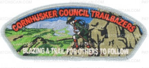 Patch Scan of Cornhusker Council Trailblazers CSP- Silver Border