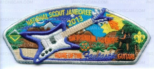 Patch Scan of National Scout Jamboree - CIEC- Blue Guitar