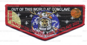 Patch Scan of Unali'yi 236 Conclave 2022 flap red border