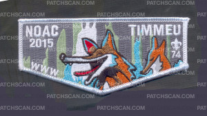 Patch Scan of K123227 - TIMMEU CENTURIES OF SERVICE (FLAP) (WHITE)