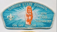 On My Honor FOS CSP Garden State Council 