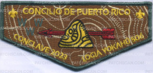 Patch Scan of 454617- Concilio De Puerto Rico - Conclave 2023 Yokahu 