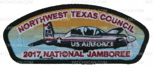 Patch Scan of Northwest Texas Council 2017 National Jamboree JSP KW1987
