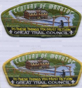 Patch Scan of 430301 A Century of Manatoc