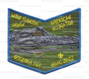 Patch Scan of NOAC 2022 OSCEOLA 564- American Alligator (Bottom Piece) 