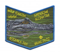 NOAC 2022 OSCEOLA 564- American Alligator (Bottom Piece)  Southwest Florida Council #88