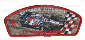 Patch Scan of Rainbow Council 2017 National Jamboree Dale Coyne Racing JSP