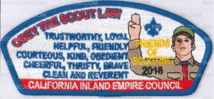 Patch Scan of Obey The Scout Law CIEC FOS 2018 