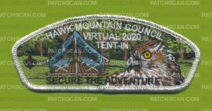 Patch Scan of Secure the Adventure (Silver Metallic)